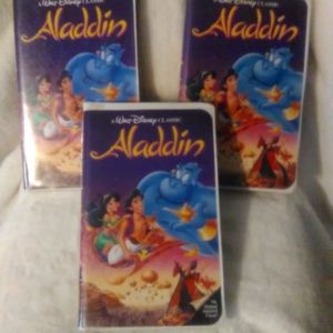 Walt Disney Black Diamond VHS Aladdin